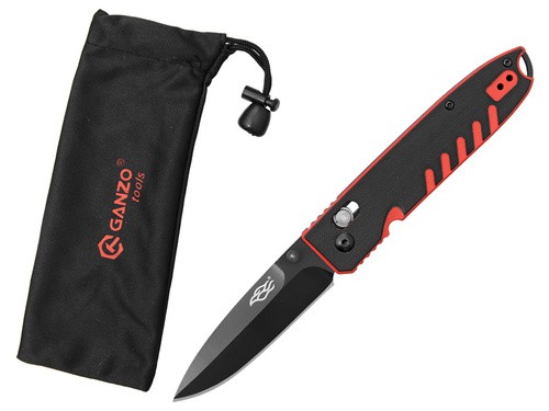 Zavírací nůž Ganzo F7463RB Firebird black/red